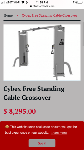 web18 Cybex Eagle NX Dual Adjustable Pulley Cable Crossover – Newest Model