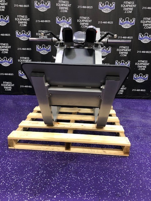 web19-15 BRAND NEW Empire 45 Degree Plate Loaded Linear Hack Squat – Platinum – LAST ONE IN STOCK