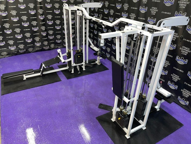 web2-1 Atlantis 6 Stack Jungle Gym Cable Crossover Multi w/Stacks 300 lb.