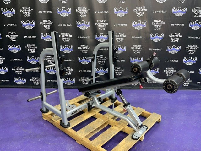 web2-15 Atlantis Precision P-239 Olympic Flat & Decline Combo Bench Press – RARE