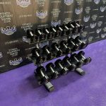 TAG URETHANE 5-50 lb. Dumbbell Set w/Precor Rack – CLEAN TAG URETHANE 5-50 lb. Dumbbell Set w/Precor Rack – CLEAN