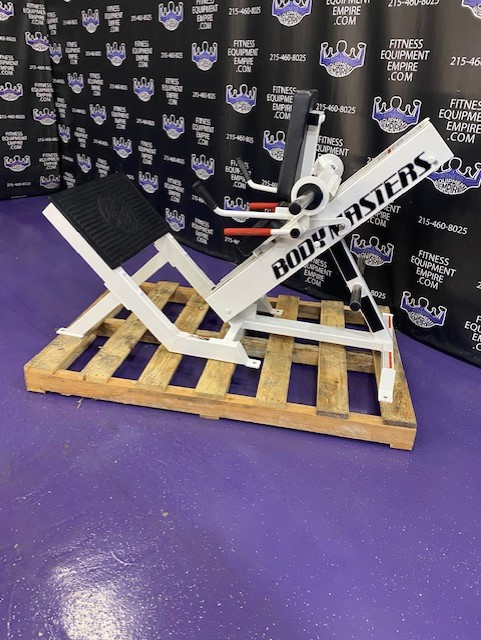 web2-27 Bodymasters LE 411 45 Degree Super Seated Leg Press – RARE