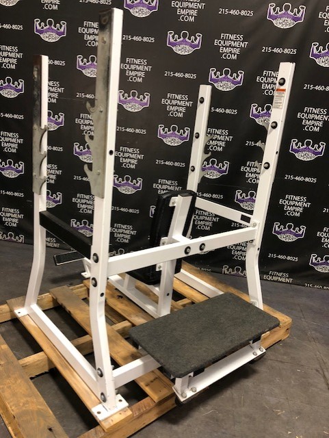 web2-5-5.jpg Hammer Strength Olympic Military Overhead Shoulder Press w/Spotter Stand & Safety