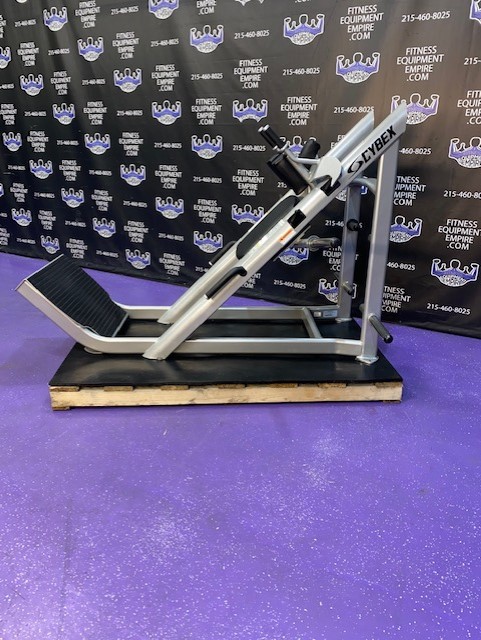 web2-7 Cybex Plate Loaded 45 Degree Linear Hack Squat