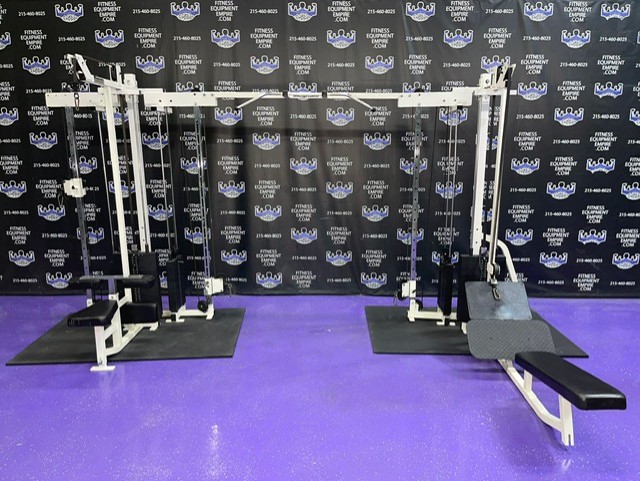 web2-9-2.jpg Magnum 5 Stack Dual Cable Crossover Jungle Gym w/315 lb. Stacks