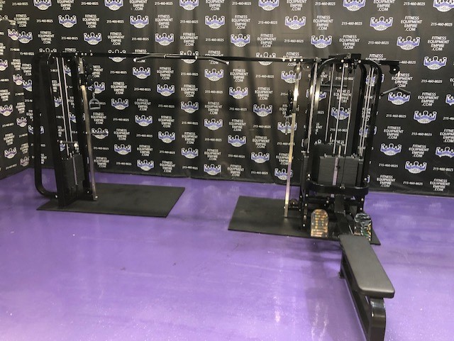 web2-9 Empire 5-Stack Jungle Gym Dual Adjustable Pulley Cable Crossover – BRAND NEW