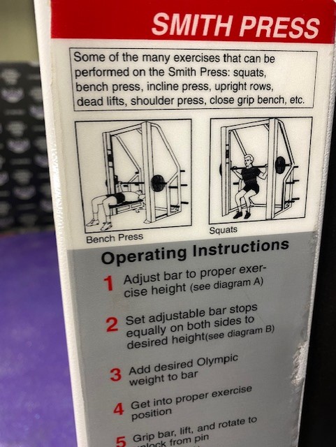 web24-14 Cybex Linear Counter Balanced Smith Machine