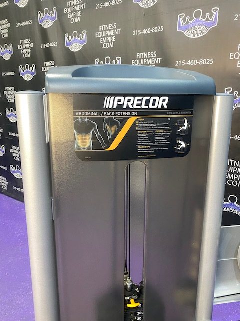 web25-3-3.jpg Precor Low Back Extension & Abdominal Crunch Combo Machine – Like New