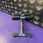 Life Fitness Signature Series Adjustable Decline Abdominal Bench On Wheels