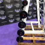 GP Urethane 20-110 lbs. Fixed EZ Curl & Straight Bar Set w/Racks