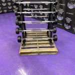 BRAND NEW Empire Rubber Covered Fixed Straight Bar Set 20-110 lbs. in 10’s w/Rack – Last Set Available BRAND NEW Empire Rubber Covered Fixed Straight Bar Set 20-110 lbs. in 10’s w/Rack – Last Set Available