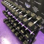 BRAND NEW Rubber Hex Dumbbell Sets & Pairs – Click for Options