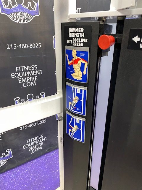 web28-10 Hammer Strength MTS ISO Lateral Decline Press