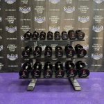 TAG URETHANE 5-50 lb. Dumbbell Set w/Precor Rack – CLEAN TAG URETHANE 5-50 lb. Dumbbell Set w/Precor Rack – CLEAN