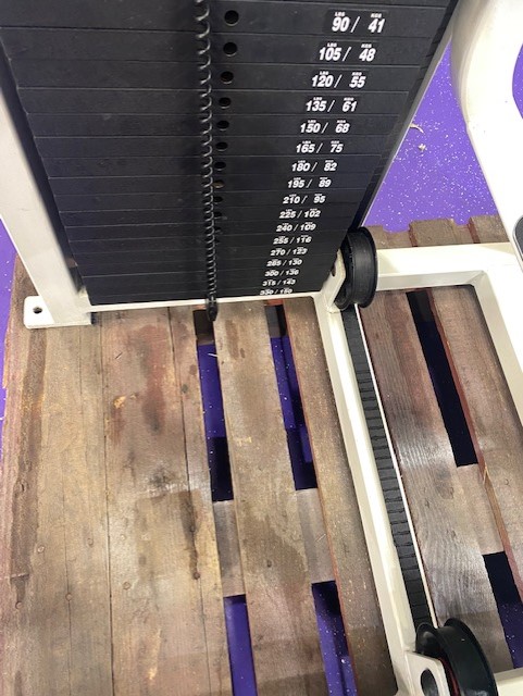 web3 Flex Fitness Shoulder Press 330 lb. Stack