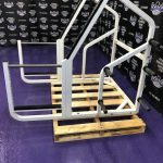 Cybex Squat & Half Rack Adjustable J Hooks and Safeties – All Exercises