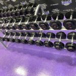 GP Urethane 5-100 lb. Prostyle Dumbbell Set w/Cybex Pro Racks GP Urethane 5-100 lb. Prostyle Dumbbell Set w/Cybex Pro Racks