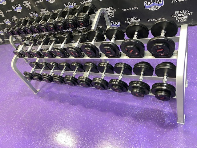 web3-27-3.jpg GP Urethane 5-100 lb. Prostyle Dumbbell Set w/Cybex Pro Racks