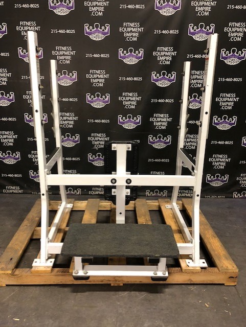 web3-5-6.jpg Hammer Strength Olympic Military Overhead Shoulder Press w/Spotter Stand & Safety