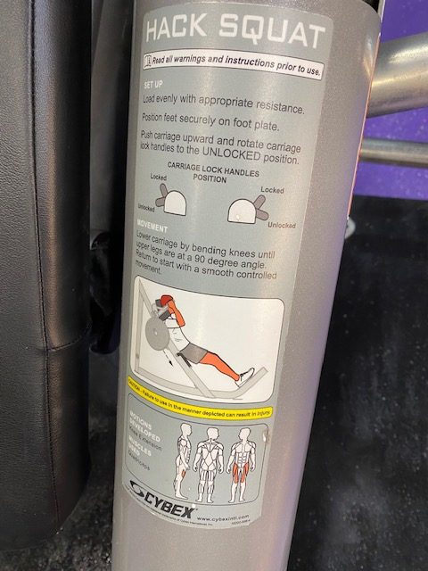 web3-8 Cybex Plate Loaded 45 Degree Linear Hack Squat