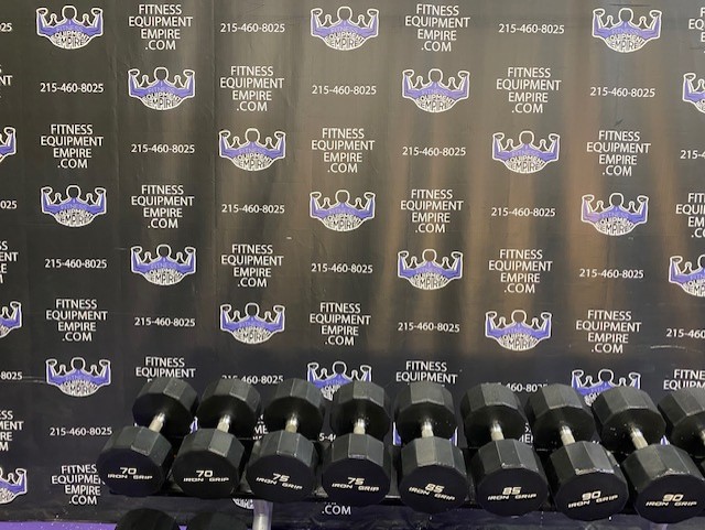 web31-2-4.jpg Iron Grip Urethane Dumbbell Set w/Increments from 5-100 lbs. – Beautiful Condition