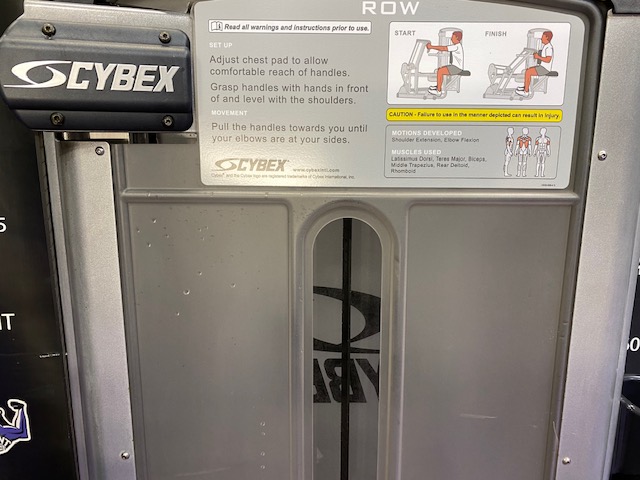 web34-1 Cybex VR3 Platinum Seated Row