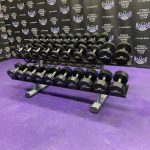 Iron Grip Urethane Dumbbell Set w/Increments from 5-100 lbs. – Beautiful Condition Iron Grip Urethane Dumbbell Set w/Increments from 5-100 lbs. – Beautiful Condition