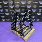 BRAND NEW Empire Rubber Fixed EZ Curl Bar Set 20-110 lbs. in 10’s w/Rack BRAND NEW Empire Rubber Fixed EZ Curl Bar Set 20-110 lbs. in 10’s w/Rack