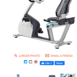 Precor RBK 885 Recumbent Bike w/P80 Touchscreen Console