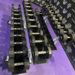 Iron Grip Urethane Dumbbell Set w/Increments from 5-100 lbs. – Beautiful Condition Iron Grip Urethane Dumbbell Set w/Increments from 5-100 lbs. – Beautiful Condition