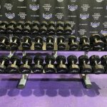 Iron Grip Urethane Dumbbell Set w/Increments from 5-100 lbs. – Beautiful Condition Iron Grip Urethane Dumbbell Set w/Increments from 5-100 lbs. – Beautiful Condition