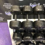 York Iron Dumbbell Set 105-150 lbs.