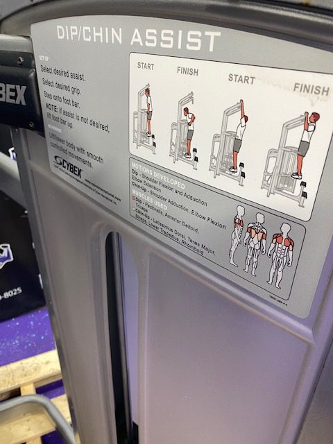 web4-17 Cybex VR3 Assisted & Free Weight Dip & Pull-up Machine