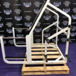 Cybex Squat & Half Rack Adjustable J Hooks and Safeties – All Exercises