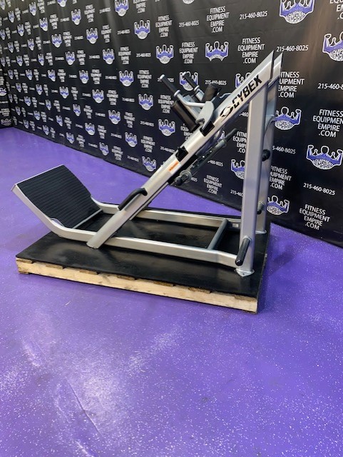 web4-8 Cybex Plate Loaded 45 Degree Linear Hack Squat