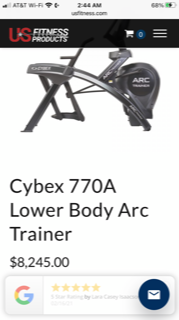 web40.png Cybex 770A Arc Trainer – Newest Model