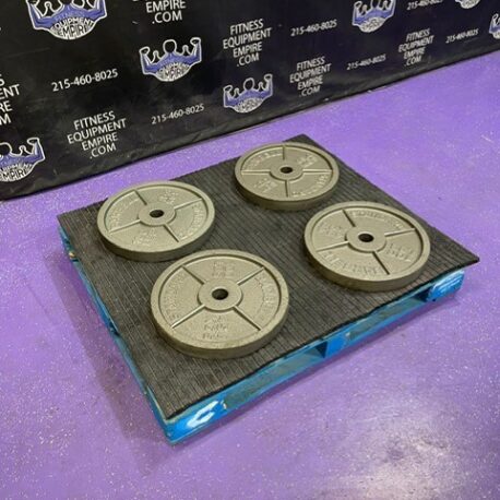 web45-1-458×458-2.jpg 4×100 lb. Standard Olympic Iron Plates