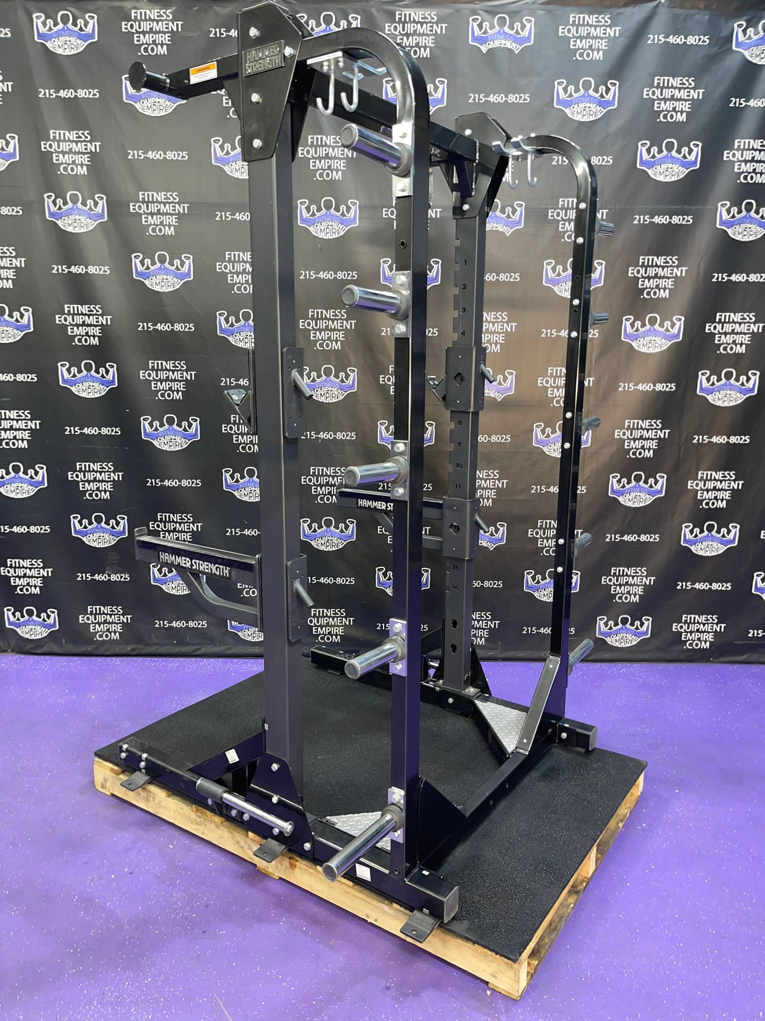 web46-5-2.jpg Hammer Strength HD Elite Half Rack – Current & Latest Model