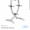 web47-100x100-1.png Hoist Olympic Plate Tree w/Olympic Barbell Holder