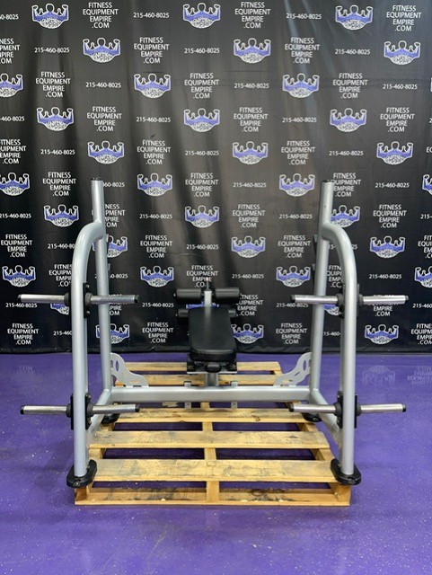 web5-15 Atlantis Precision P-239 Olympic Flat & Decline Combo Bench Press – RARE