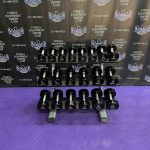 TAG URETHANE 5-50 lb. Dumbbell Set w/Precor Rack – CLEAN TAG URETHANE 5-50 lb. Dumbbell Set w/Precor Rack – CLEAN