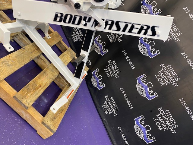 web5-27 Bodymasters LE 411 45 Degree Super Seated Leg Press – RARE