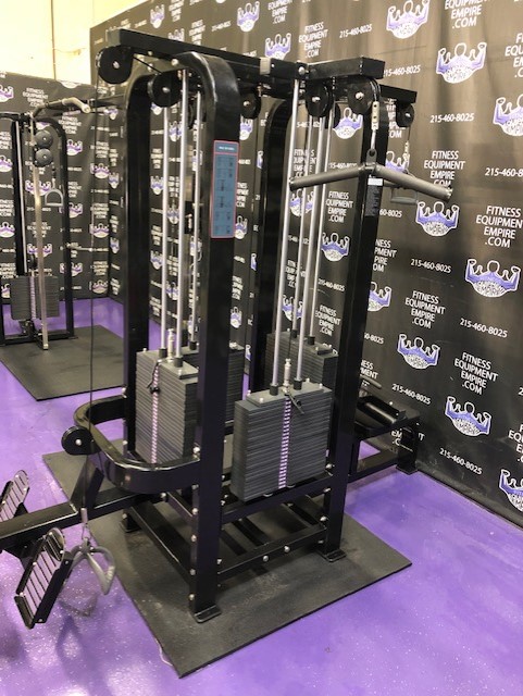 web5-9 Empire 5-Stack Jungle Gym Dual Adjustable Pulley Cable Crossover – BRAND NEW