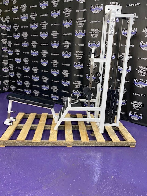 web50-1 King Fitness Adjustable Low Cable Row w/300 lb. Stack – EXTREMELY RARE