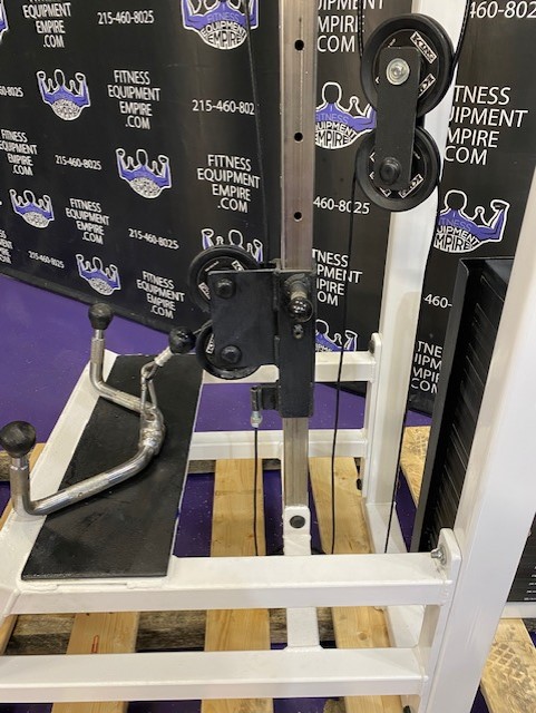 web53-1 King Fitness Adjustable Low Cable Row w/300 lb. Stack – EXTREMELY RARE