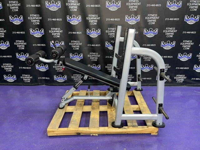 web6-15 Atlantis Precision P-239 Olympic Flat & Decline Combo Bench Press – RARE