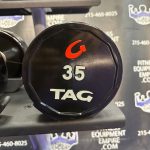 TAG URETHANE 5-50 lb. Dumbbell Set w/Precor Rack – CLEAN TAG URETHANE 5-50 lb. Dumbbell Set w/Precor Rack – CLEAN