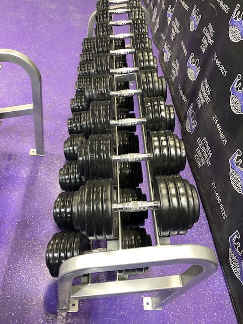 web6-27-1.jpg GP Urethane 5-100 lb. Prostyle Dumbbell Set w/Cybex Pro Racks