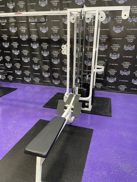 web6-3-4.jpg Life Fitness Dual Pulley 8 Stack Jungle Gym w/300 lb. Stacks