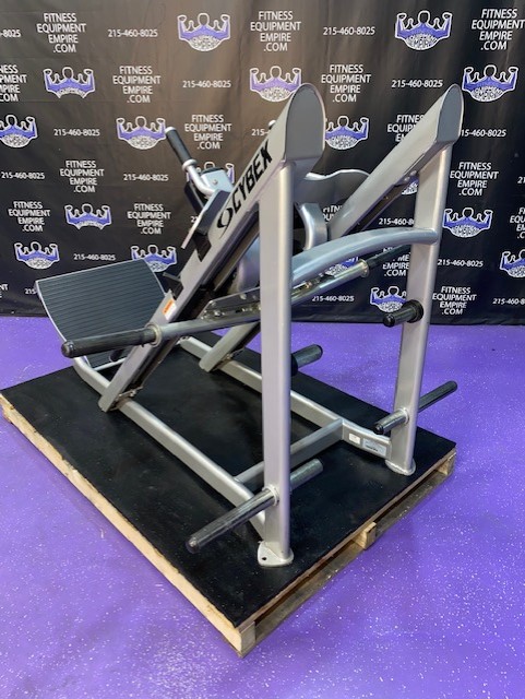 web6-7 Cybex Plate Loaded 45 Degree Linear Hack Squat